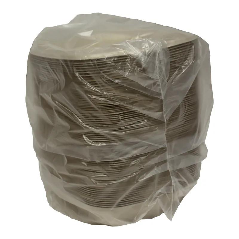 Take-Out Container Base 6.3X6.3X1.6 IN Pulp Fiber PLA Kraft Square 150/Case