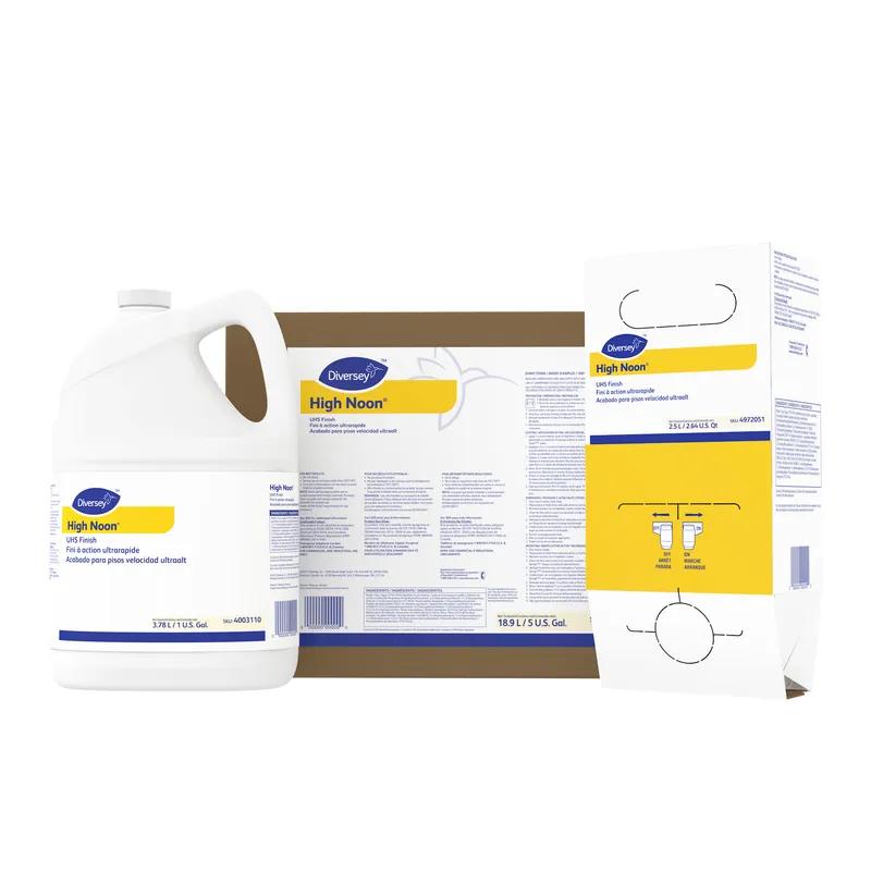 High Noon® Floor Finish 5 GAL Burnishing Liquid RTU Bag-in-Box (BIB) 20% Solids 1/Case