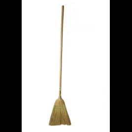 Bristles Maids Broom 0.875X8 IN With 42IN Handle Natural Wood Corn 1/Each