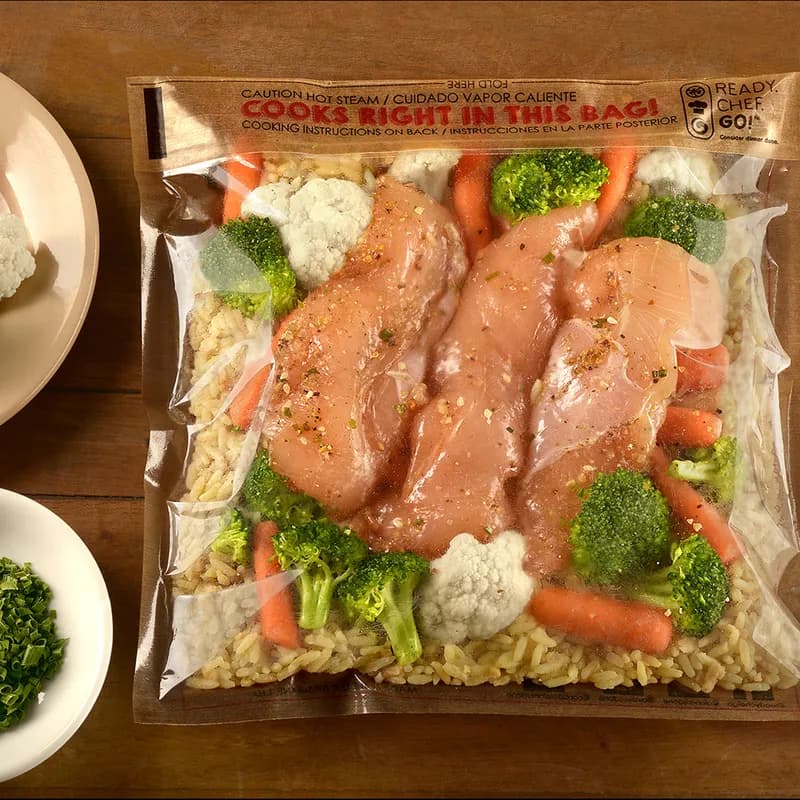 Ready. Chef. Go!® Cooking Bag 8.9X10.8 IN Glassine Paper With Self Seal Closure Microwave Oven Safe Oven Safe 250/Case