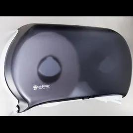 San Jamar Toilet Paper Dispenser Smoke Jumbo Jr (JRT) Side-by-Side 1/Each