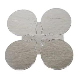 Cake Board 3.25 IN Paperboard Silver Round With Tab 500/Case
