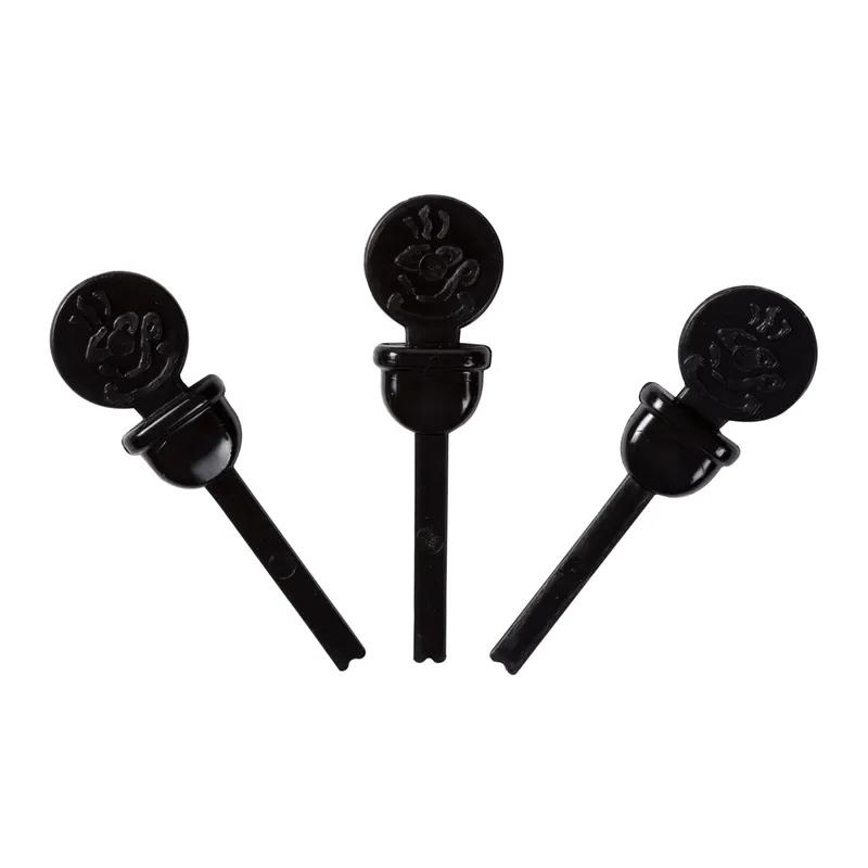 Beverage Plug Plastic Black 400 Count/Pack 5 Packs/Case 2000 Count/Case