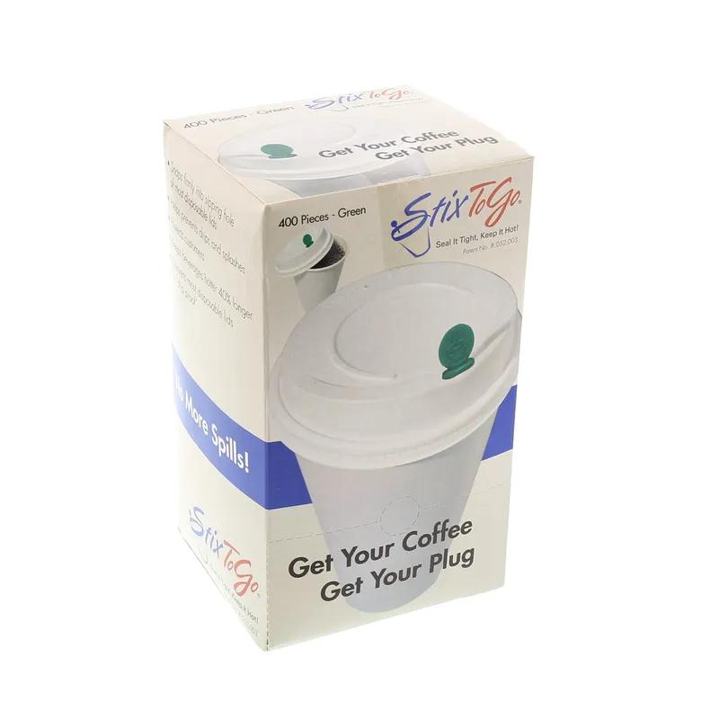 Beverage Plug Plastic Green 2000/Case