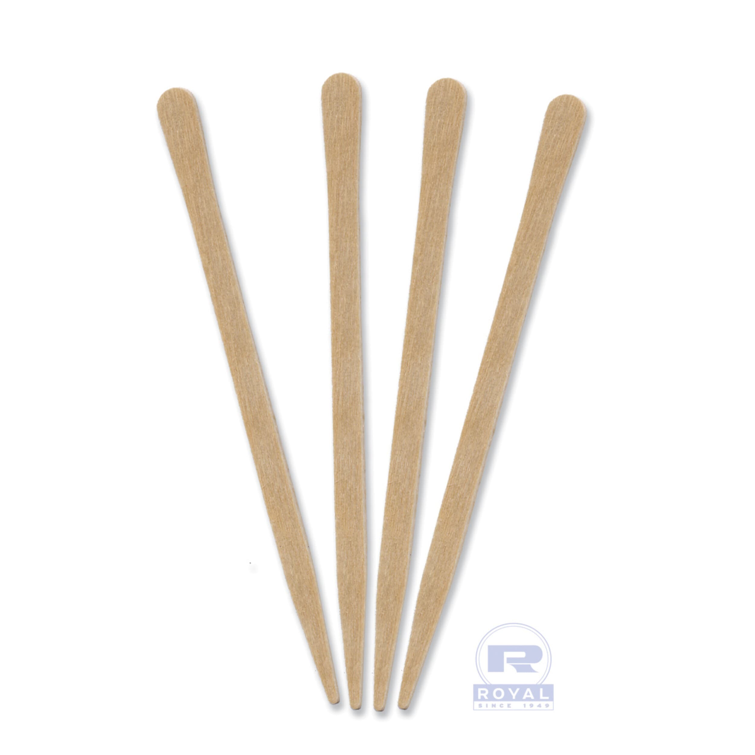 Sandwich Flat Pick 3.5 IN Wood Unwrapped 9000/Box