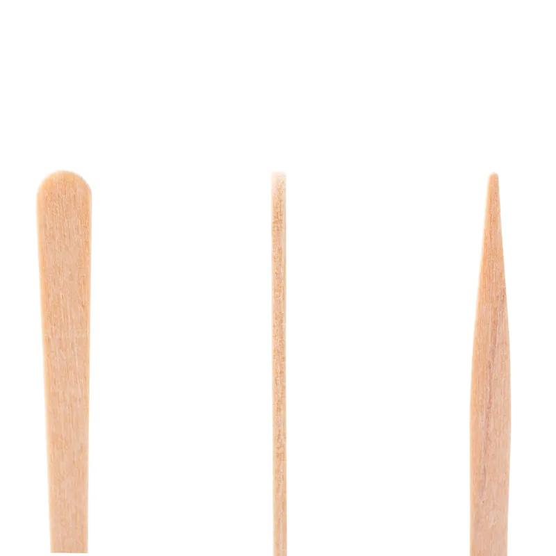 Sandwich Flat Pick 3.5 IN Wood Unwrapped 9000/Box