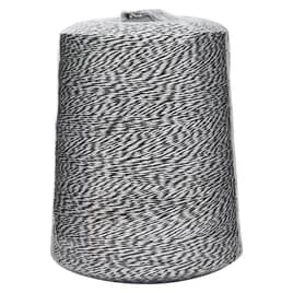 Twine 2 LB Black White Cone 1/Cone