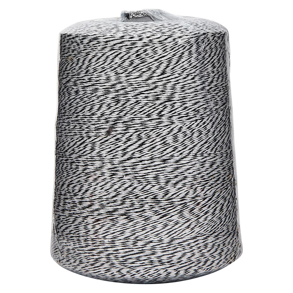 Twine 2 LB Black White Cone 1/Cone