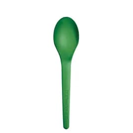 Plantware® Spoon 6 IN PLA Green High Heat 1000/Case