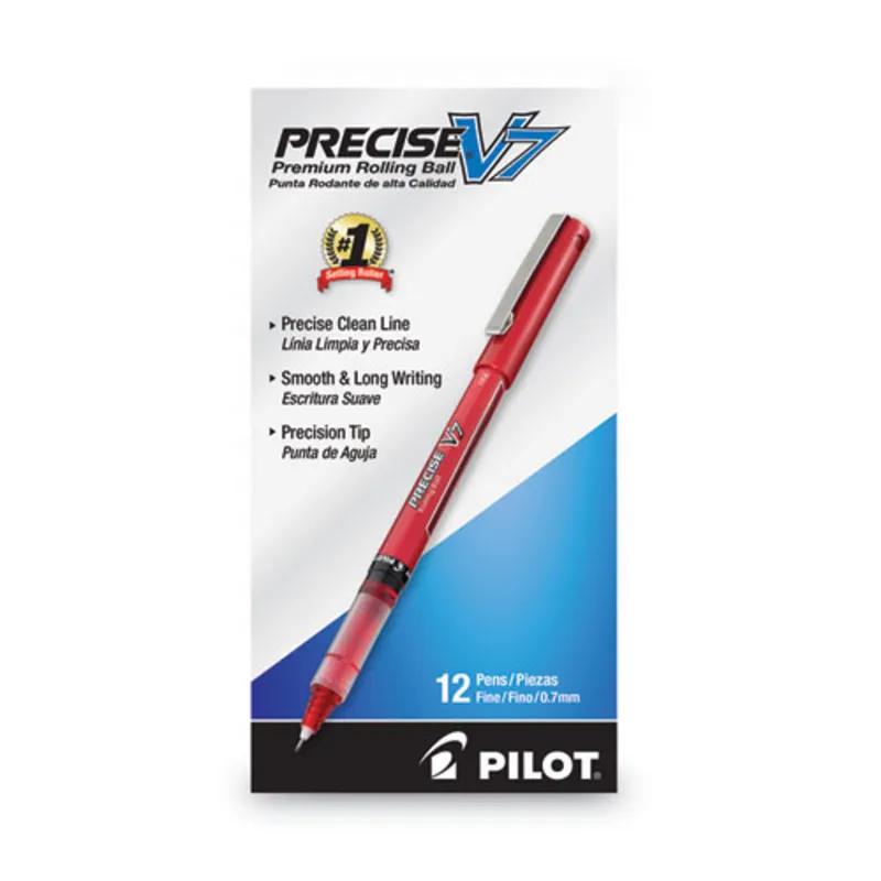 Precise V7 Pen Red Fine 1/Dozen