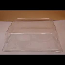 Lid Dome 12X12 IN PET Clear Square For Container 50/Case