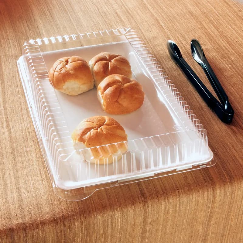 Serving Tray 12X18 IN Plastic White Rectangle 20/Case