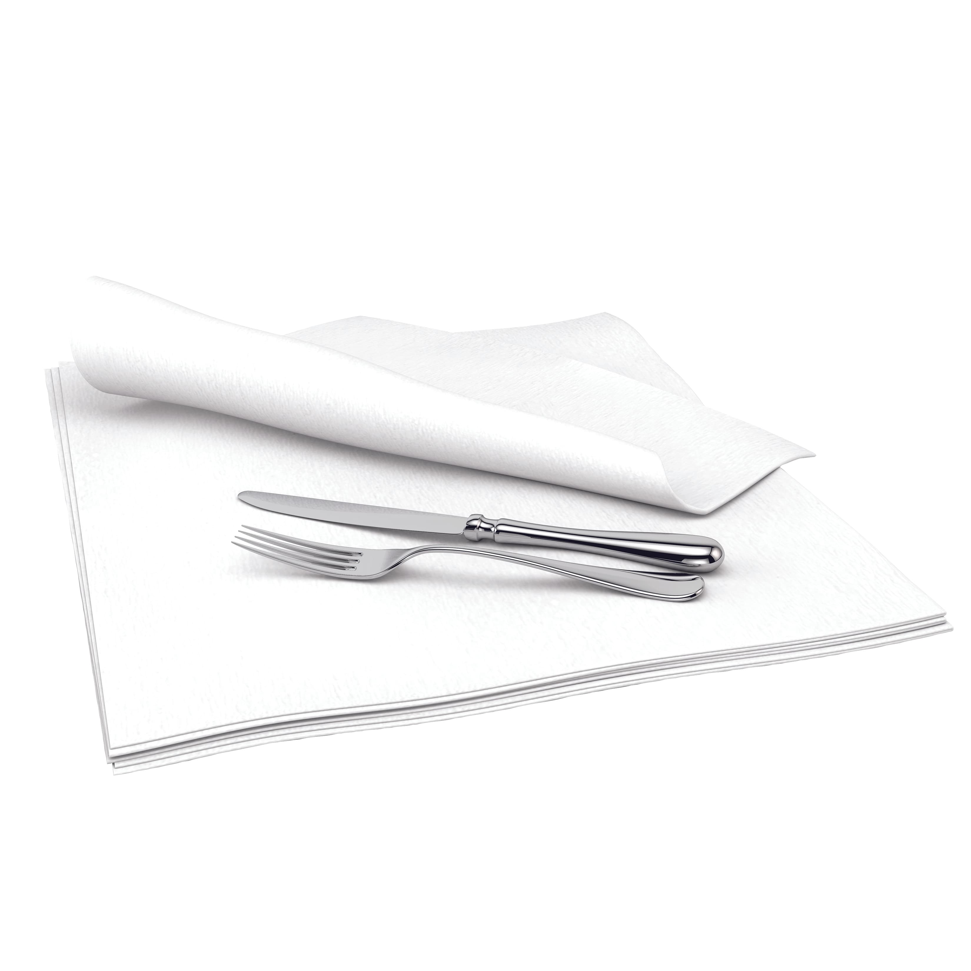Cascades PRO Dinner Napkins 13.5X13.5 IN White DRC Flat Pack 1/Case