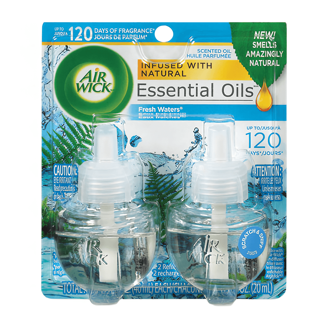 Air Wick® Air Freshener Fresh Waters Clear Oil 0.67 OZ Refill 6/Carton