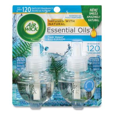 Air Wick® Air Freshener Fresh Waters Clear Oil 0.67 OZ Refill 6/Carton
