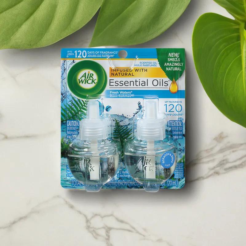 Air Wick® Air Freshener Fresh Waters Clear Oil 0.67 OZ Refill 6/Carton