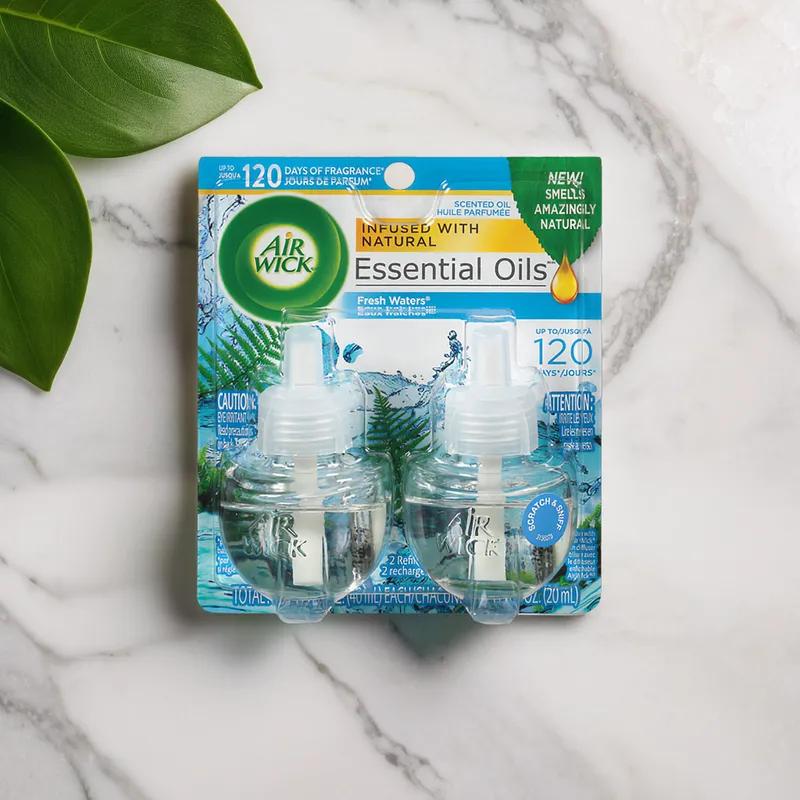 Air Wick® Air Freshener Fresh Waters Clear Oil 0.67 OZ Refill 6/Carton