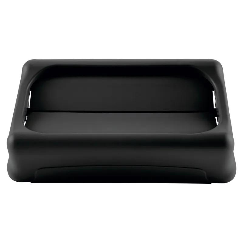Slim Jim® Swing Lid 20.5X11.68X5 IN Black Rectangle Resin Slim 1/Each