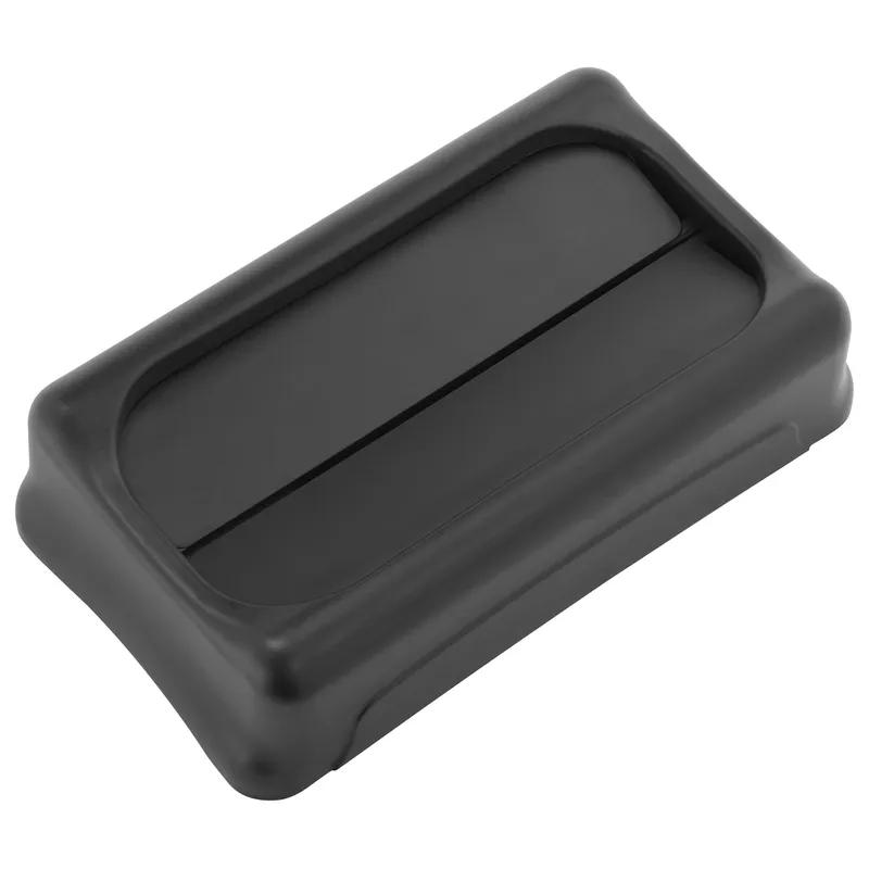 Slim Jim® Swing Lid 20.5X11.68X5 IN Black Rectangle Resin Slim 1/Each