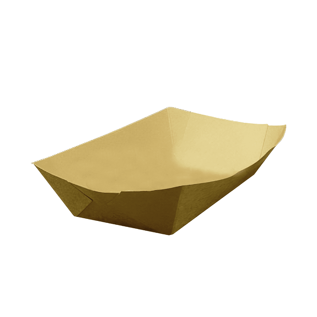 Food Tray 3 LB Paper Kraft 500/Case