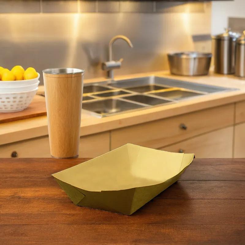 Food Tray 3 LB Paper Kraft 500/Case