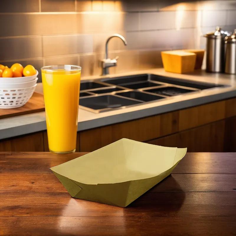 Food Tray 3 LB Paper Kraft 500/Case