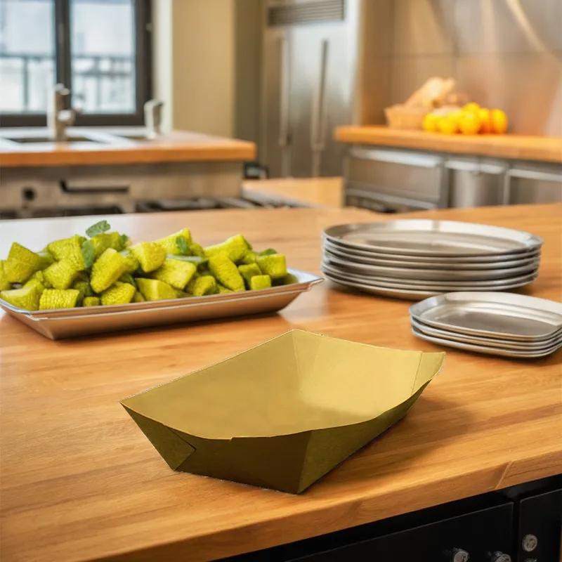 Food Tray 3 LB Paper Kraft 500/Case