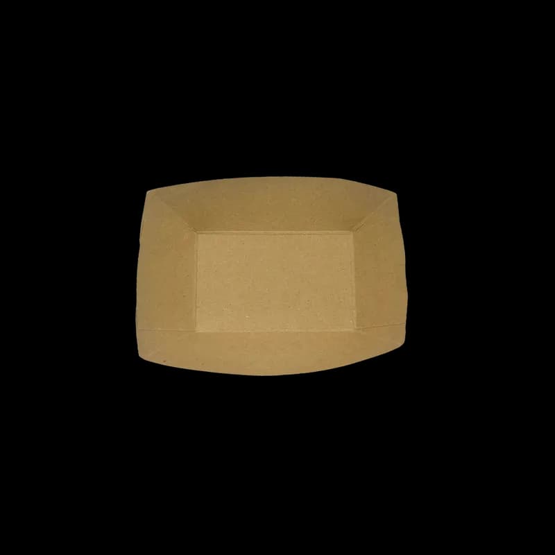 Food Tray 3 LB Paper Kraft 500/Case