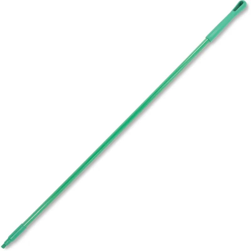 Broom Handle 60 IN Green Fiberglass Screw On Threaded Color Coded 1/Each