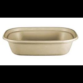 Take-Out Container Base 32 OZ 8.7X6.7X2.1 IN Pulp Fiber Kraft Rectangle 400/Case
