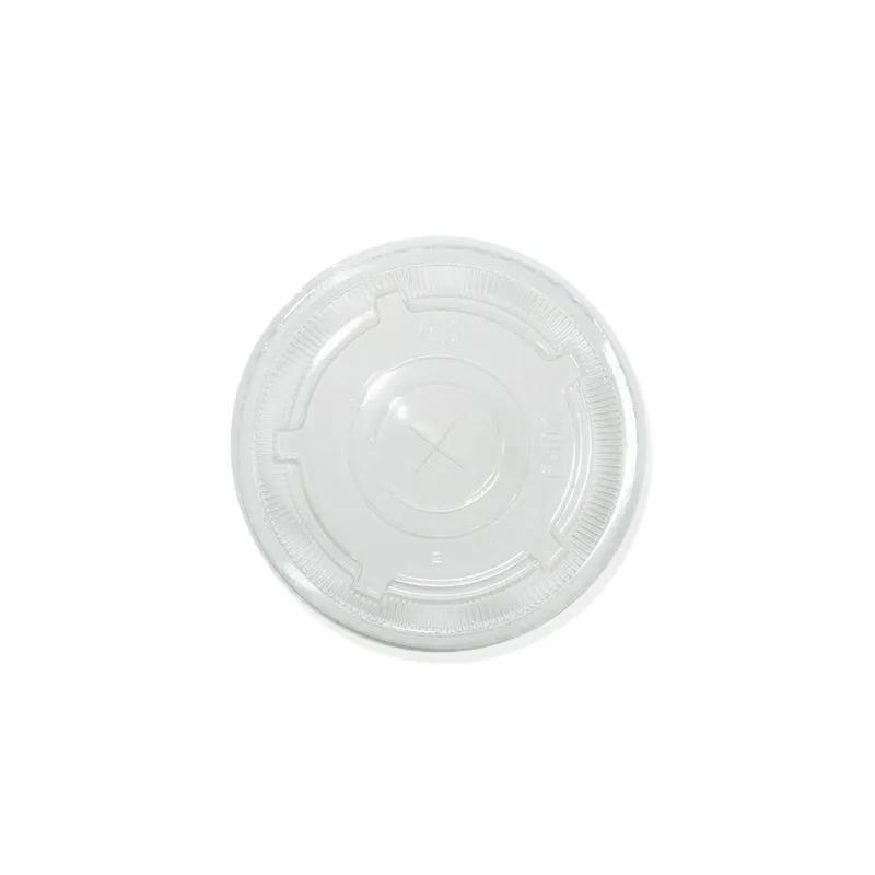 GreenStripe® Lid Flat PLA Translucent For 28-32 OZ Cold Cup 600/Case
