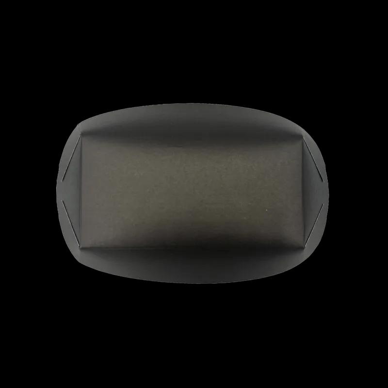 Food Tray 5 LB Paper Black Rectangle 500/Case