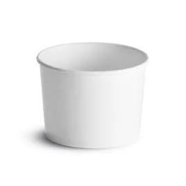 Food Container Base 12 OZ Paperboard White Round 1000/Case