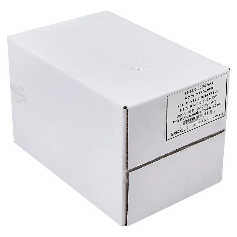 Bun Pan Rack Cover 52X80 IN Plastic 0.65MIL 50/Case