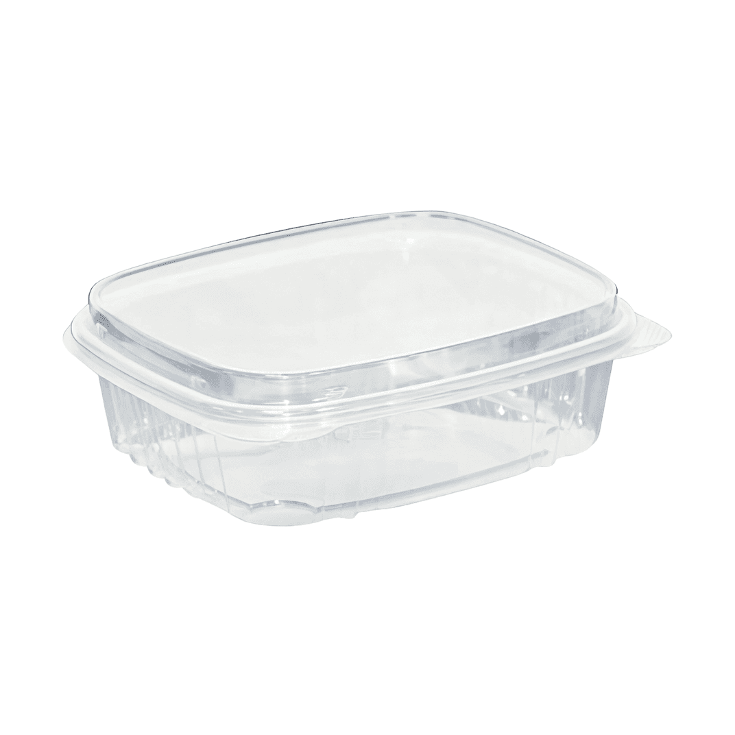 Deli Container Hinged With Dome Lid 24 OZ APET Clear 200/Case