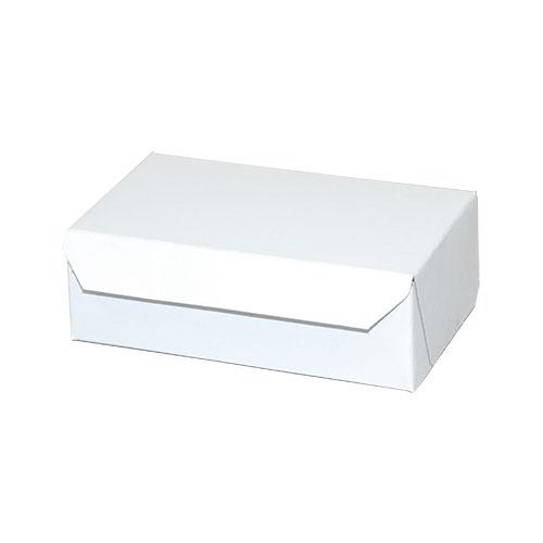 Easy Lock Eclair Box 6.25X3.75X2.13 IN SUS Paperboard CRB White Rectangle Lock Corner 1-Piece 250/Bundle