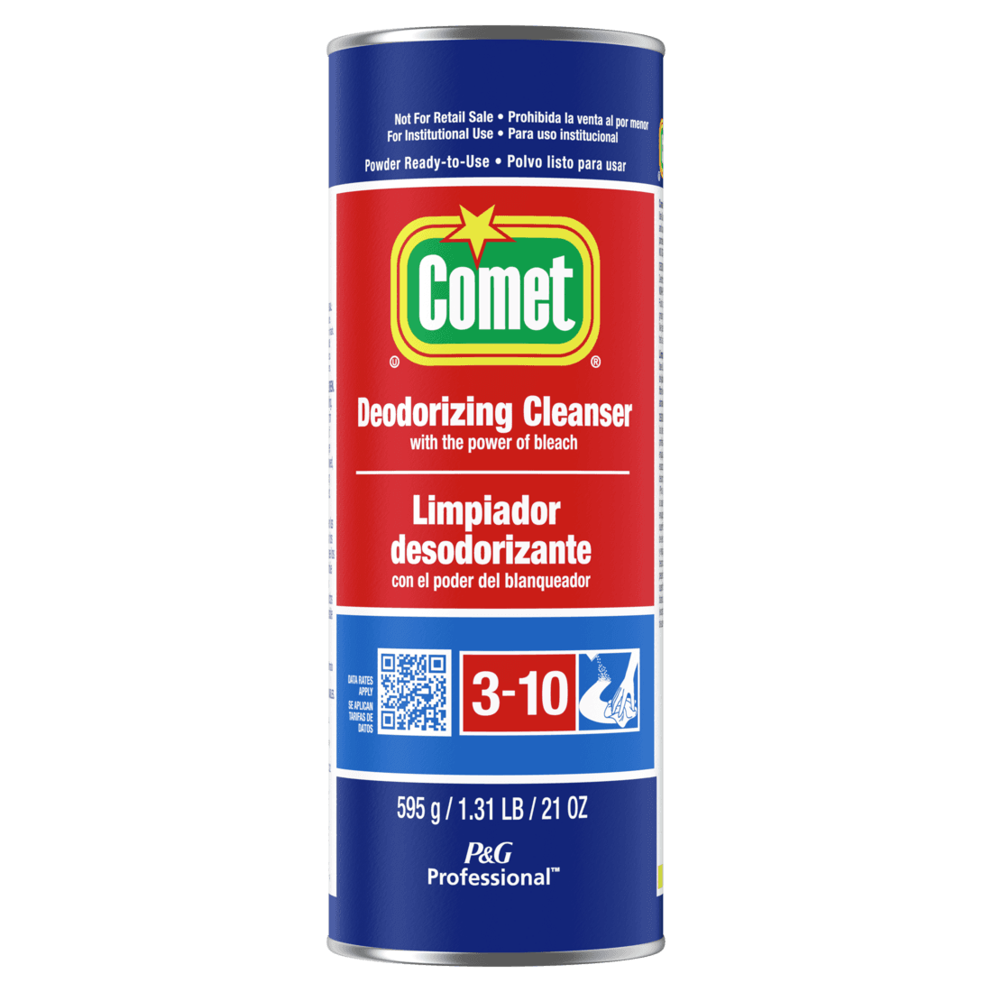 Comet Cleanser 21 FLOZ RTU Powder Bleach Abrasive 24/Case