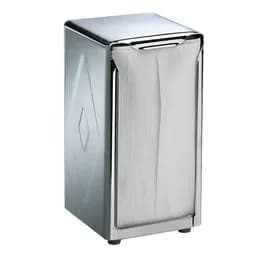 Napkin Dispenser 8X4.50X4.50 IN Chrome Stainless Steel Tall Fold 1/Each
