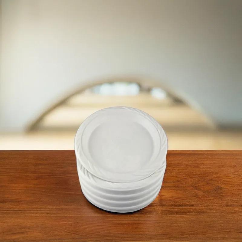 Plate 7 IN Plastic White Heavy Duty 1000/Case