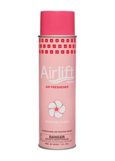 Airlift® Tropical Air Freshener Clear Aerosol RTU 20 FLOZ 12/Case