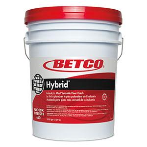 Hybrid® Mild Scent Floor Finish 5 GAL Medium Maintenance Burnishing RTU Liquid Polymer Extended Wear 1/Pail