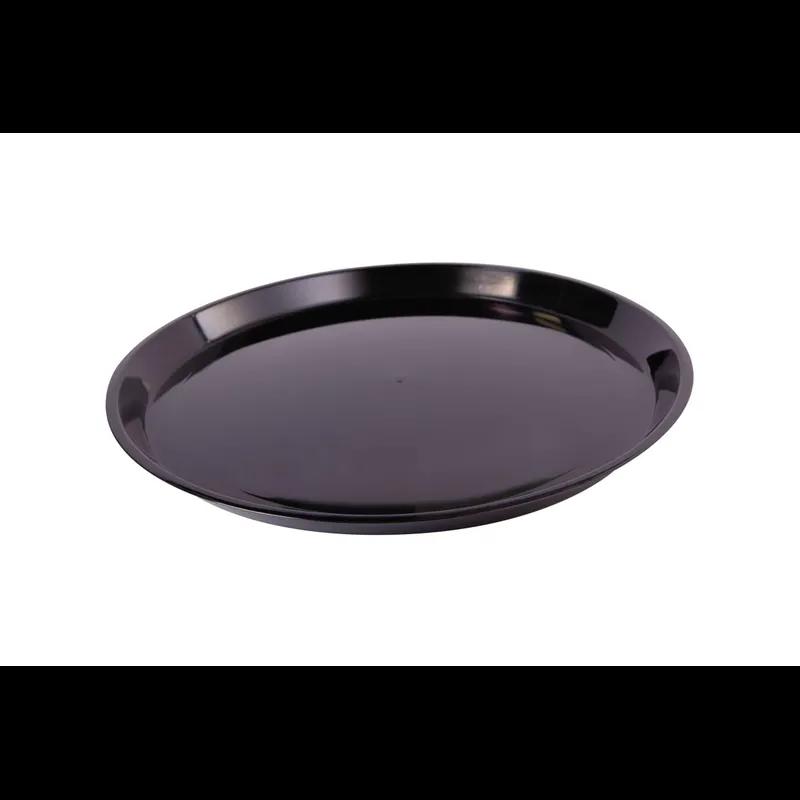 RediServ PartyPak Serving Tray Base 14X1 IN PS Black Round 25/Case