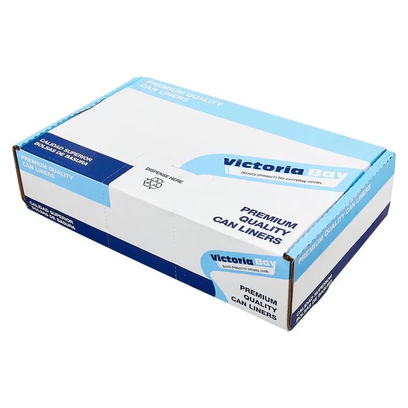 Victoria Bay Ice Bag 10 LB Low-Density Polyethylene (LDPE) 1.2MIL With Ties 1000/Case