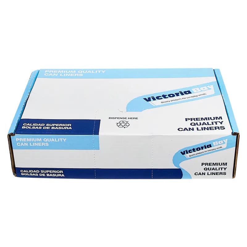 Victoria Bay Ice Bag 10 LB Low-Density Polyethylene (LDPE) 1.2MIL With Ties 1000/Case