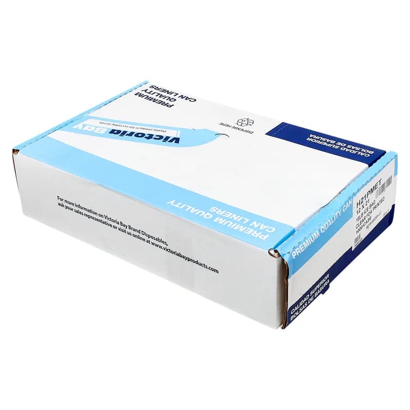 Victoria Bay Ice Bag 10 LB Low-Density Polyethylene (LDPE) 1.2MIL With Ties 1000/Case