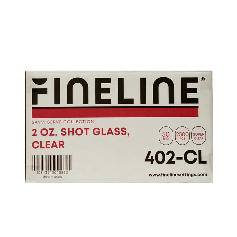 Cup Shot 2 OZ Plastic Clear 2500/Case