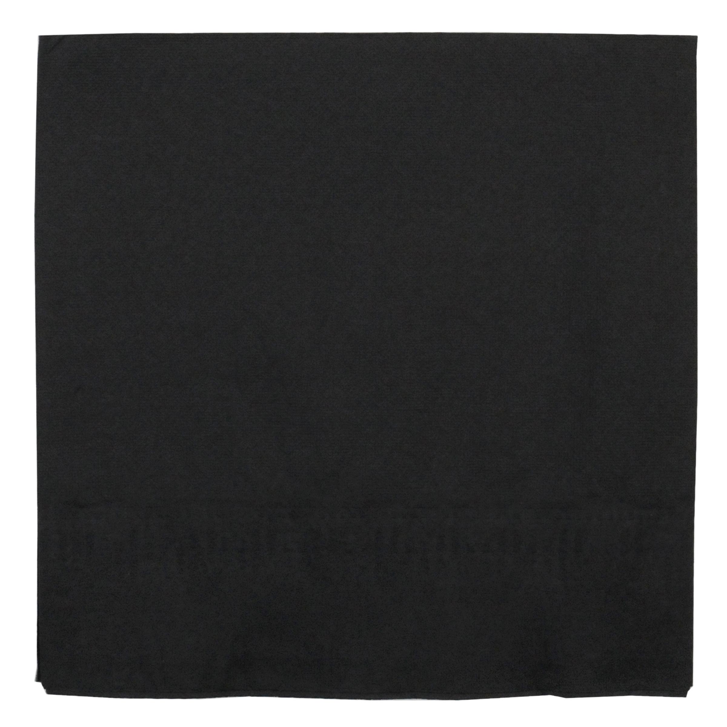 Table Cover 54X108 IN Paper Poly Blend Black 25/Case