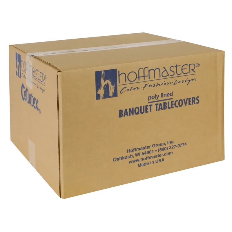 Table Cover 54X108 IN Paper Poly Blend Black 25/Case