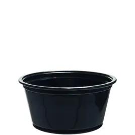 Dart® Conex Complements® Souffle & Portion Cup 2 OZ PP Black Round 125 Count/Pack 20 Packs/Case 2500 Count/Case