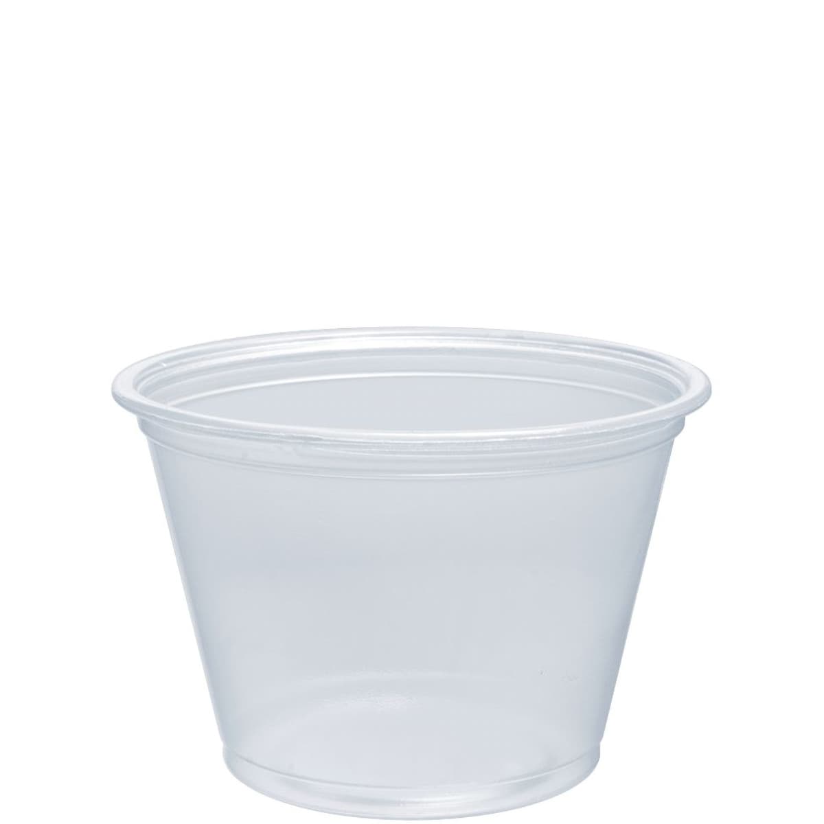 Dart® Conex Complements® Souffle & Portion Cup 2.5 OZ PP Clear Round 125 Count/Pack 20 Packs/Case 2500 Count/Case